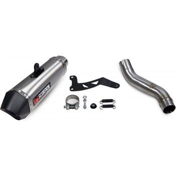 Serket Taper スリップオン ブラッシュドステンレススリーブ (NON EU HOMOLOGATED) Scorpion (スコーピオン)