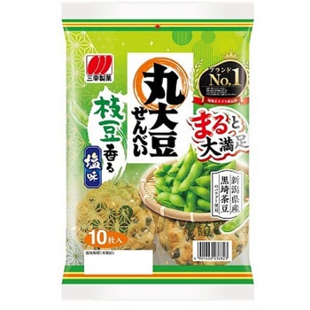 三幸製菓 丸大豆せんべい 枝豆香る塩味 10枚x12 三幸製菓