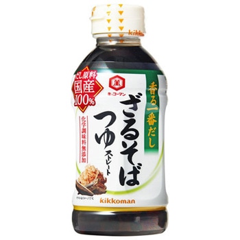 キッコーマン 香る一番だし ざるそばつゆ 300mlx12 キッコーマン