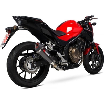 Serket スリップオン  カーボンファイバースリーブ eマーク Honda CB 500F/X 2016 - 2018 Scorpion (スコーピオン)