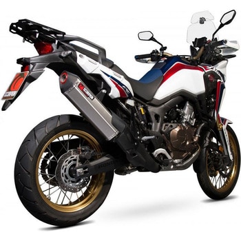 Serket スリップオン  ステンレススリーブ eマーク Honda CRF1000L 2015 - 2018 Scorpion (スコーピオン)
