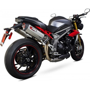 Serket スリップオン (ペア) ステンレススリーブ eマーク Triumph Speed Triple 1050 16-Curren Scorpion (スコーピオン)