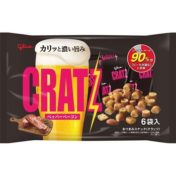 グリコ クラッツ ペッパーベーコン 96gx8 - 江崎グリコ