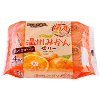 蔵王高原農園 国産温州みかんゼリー 68gx4個x12 - 和歌山産業