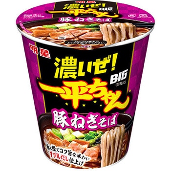 明星食品 濃いぜ 一平ちゃん BIG 豚ねぎそば 91gx12 明星食品