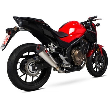 Serket スリップオン ステンレススリーブ eマーク Honda CB 500 F/X 16-Current 2016 - 2018 Scorpion (スコーピオン)