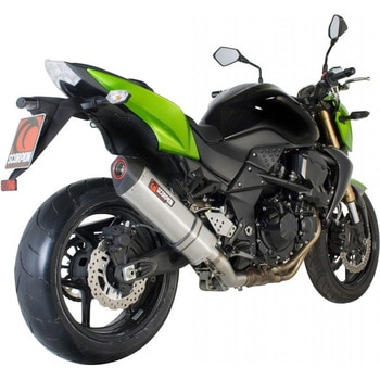 Serket スリップオン ステンレススリーブ eマーク Kawasaki Z 750 07-12 2007 - 2012 Scorpion (スコーピオン)