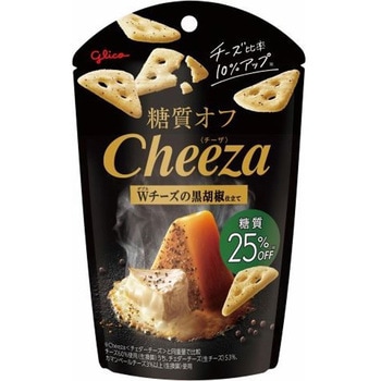 グリコ 糖質オフチーザダブルチーズ黒胡椒 36gx10 - 江崎グリコ
