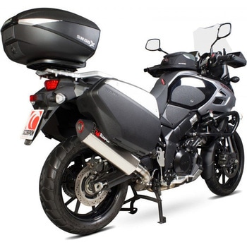 Serket スリップオン ステンレススリーブ eマーク Suzuki V-Strom 1000 2014 - Scorpion (スコーピオン)