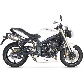 Serket スリップオン ステンレススリーブ eマーク Triumph Street Triple 675 07-12 2007 - 2 Scorpion (スコーピオン)