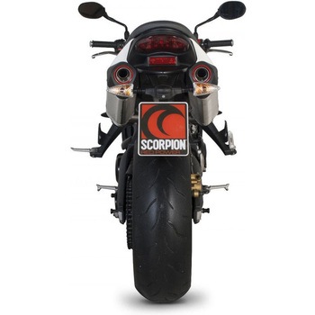 Serket スリップオン ステンレススリーブ eマーク Triumph Street Triple 675 07-12 2007 - 2 Scorpion (スコーピオン)