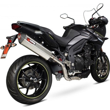 Serket スリップオン ステンレススリーブ eマーク Triumph Tiger 1050 Sport 2013 - 2017 Scorpion (スコーピオン)
