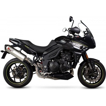 Serket スリップオン ステンレススリーブ eマーク Triumph Tiger 1050 Sport 2013 - 2017 Scorpion (スコーピオン)