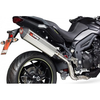 Serket スリップオン ステンレススリーブ eマーク Triumph Tiger 1050 Sport 2013 - 2017 Scorpion (スコーピオン)