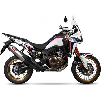 Serket スリップオン チタンスリーブ eマーク Honda CRF1000L 2015 - 2018 - Scorpion (スコーピオン)