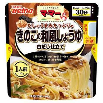 ママー だしのうまみきのこの和風しょうゆ 120gx10 日清製粉ウェルナ