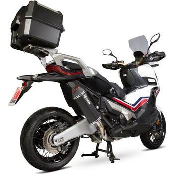Serket スリップオン ブラックセラミックコーティングスリーブ eマーク Honda X-ADV 750 2017 - 2018 Scorpion (スコーピオン)