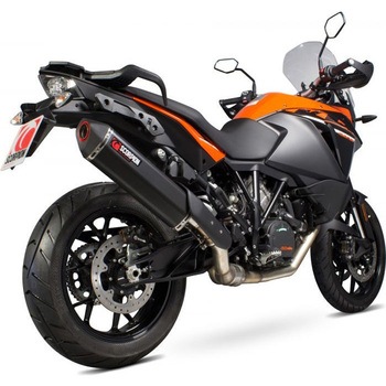 Serket スリップオン ブラックセラミックコーティングスリーブ KTM Adventure 1090 17-Current 2017 - 2018 Scorpion (スコーピオン)