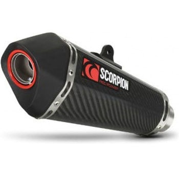 Serket テーパーフルシステム カーボンファイバースリーブ eマーク Honda CBR 125 R 2011 - 201 Scorpion (スコーピオン)