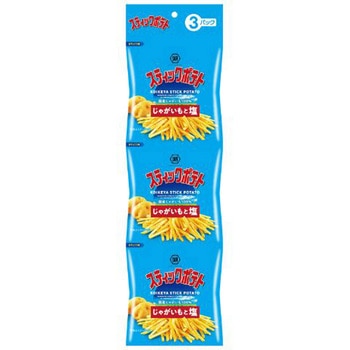 湖池屋 スティックポテト じゃがいもと塩 3連 39g x14 湖池屋