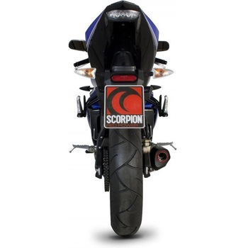 Serket テーパーフルシステム ステンレススリーブ eマーク Yamaha YZF R 125 08-13 2008 - 2013 Scorpion (スコーピオン)