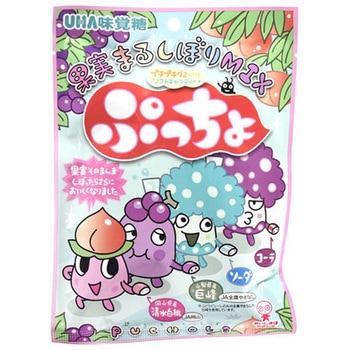 UHA味覚糖 ぷっちょ袋 4種アソート 88gx6 UHA味覚糖