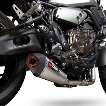 Serket テーパーフルシステム ステンレススリーブ Yamaha XSR 700 2016 - 2018 - Scorpion (スコーピオン)