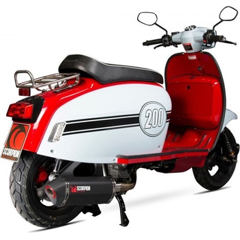 Serket フルシステム ブラックセラミックコーティングスリーブ Scomadi TL 200 2016 - 2017 Scorpion (スコーピオン)