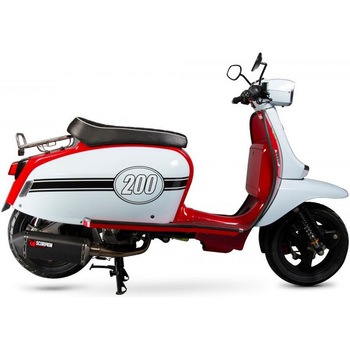 Serket フルシステム ブラックセラミックコーティングスリーブ Scomadi TL 200 2016 - 2017 Scorpion (スコーピオン)