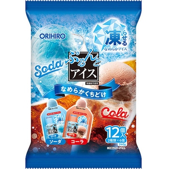 オリヒロ ぷるんとアイス ソーダ+コーラ 240g x12 - オリヒロ