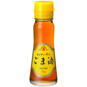 ヤマカクかどや 金印 純正ごま油 70gx10 かどや製油