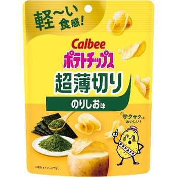 カルビー Pチップス 超薄切りのりしお味 40g x12 カルビー