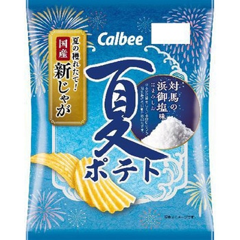 カルビー 夏ポテト 対馬の浜御塩味 61g x12 カルビー