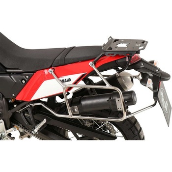 サイドキャリア Cutout stainless steel incl. Xplorer sideboxes シルバー for Yamaha Tenere 700 World Raid (2022-) HEPCO&BECKER (ヘプコ&ベッカー)