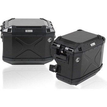 サイドキャリア Cutout ブラック incl. Xplorer sideboxes ブラック for Aprilia Tuareg 660 (2022-) HEPCO&BECKER (ヘプコ&ベッカー)