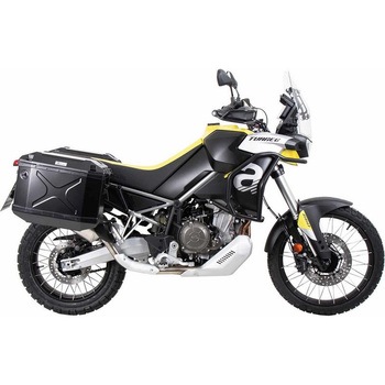 サイドキャリア Cutout ブラック incl. Xplorer sideboxes ブラック for Aprilia Tuareg 660 (2022-) HEPCO&BECKER (ヘプコ&ベッカー)