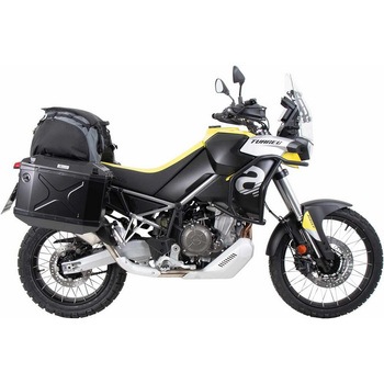 サイドキャリア Cutout ブラック incl. Xplorer sideboxes ブラック for Aprilia Tuareg 660 (2022-) HEPCO&BECKER (ヘプコ&ベッカー)