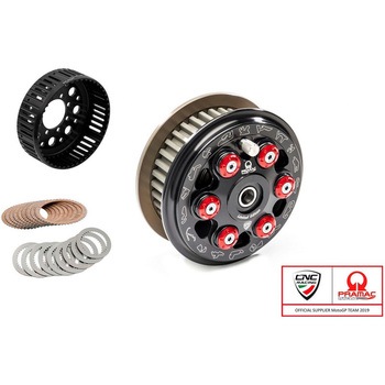 SLIPPER クラッチ MASTER TECH TEAM PRAMAC LIM. ED. FULL KIT - 48 TEETH SINTERED ブラック CNC Racing (シーエヌシーレーシング)