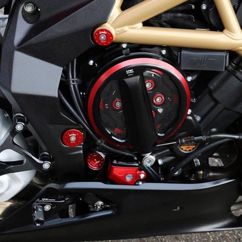 Slipper クラッチ pressure plate MV Agusta with bearing - Bicolor ブラック/Red - CNC Racing (シーエヌシーレーシング)