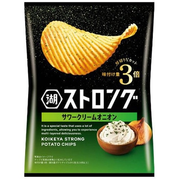 湖池屋 ストロングサワークリームオニオン 53gx12 湖池屋