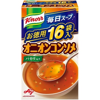 クノール 毎日スープオニオンコンソメ16袋 164.8g x 12 味の素