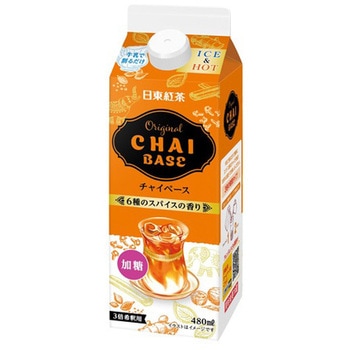 日東紅茶 オリジナルチャイベース 480mlx12 三井農林