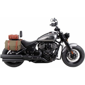 Solorack with backrest ブラック for Indian Chief Dark Horse / Chief Bobber Dark Horse (2022-) HEPCO&BECKER (ヘプコ&ベッカー)