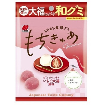 三幸製菓 もちきゅあ いちご大福風味 40gx12 三幸製菓