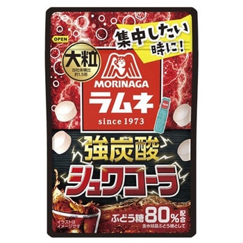 森永製菓 大粒ラムネ 強炭酸シュワコーラ 25g x 10 森永製菓