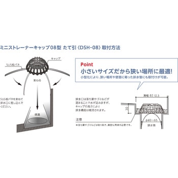 たて引きストレーナーキャップ(改修用)08型屋上・ベランダ用 アルテック