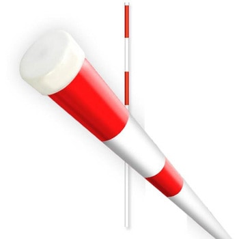 PPスノーポール N40-3型 反射 剣先なし 10本セット 安全機器