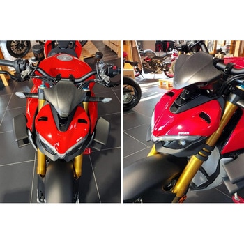 Sport screen Ducati Streetfighter V4 - matt カーボン Matt カーボン - CNC Racing (シーエヌシーレーシング)