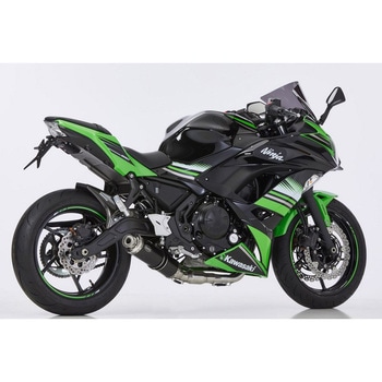 Supersport コンプリートエキゾーストシステム (2-1) ブラック Hurric (フリック)