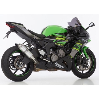 Supersport スリップオンエキゾースト (4-1) super short シルバー Hurric (フリック)